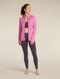 Women’s Merino 260 Quantum Long Sleeve Zip Hoodie Pop - 4