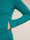 Women’s Merino 260 Quantum Long Sleeve Zip Hoodie Tidal teal - 11