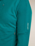 icebreaker-apac Women’s Merino 260 Quantum Long Sleeve Zip Hoodie Tidal teal Women - 12