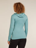 Women’s Merino 260 Quantum Long Sleeve Zip Hoodie Hydro - 2