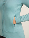 Women’s Merino 260 Quantum Long Sleeve Zip Hoodie Hydro - 9