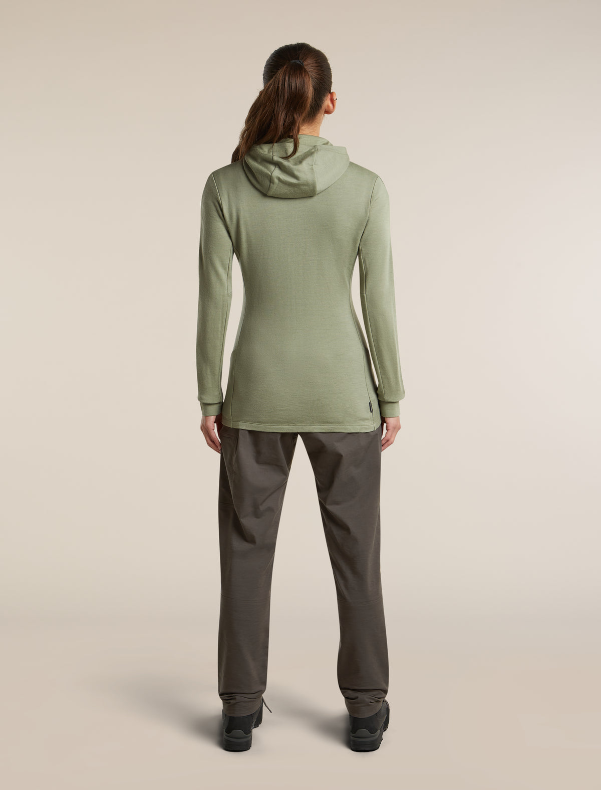Women’s Merino 260 Quantum Long Sleeve Zip Hoodie Lichen - 8