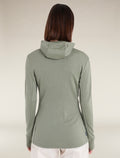 Women’s Merino 260 Quantum Long Sleeve Zip Hoodie Oil/Black/Silver - 2