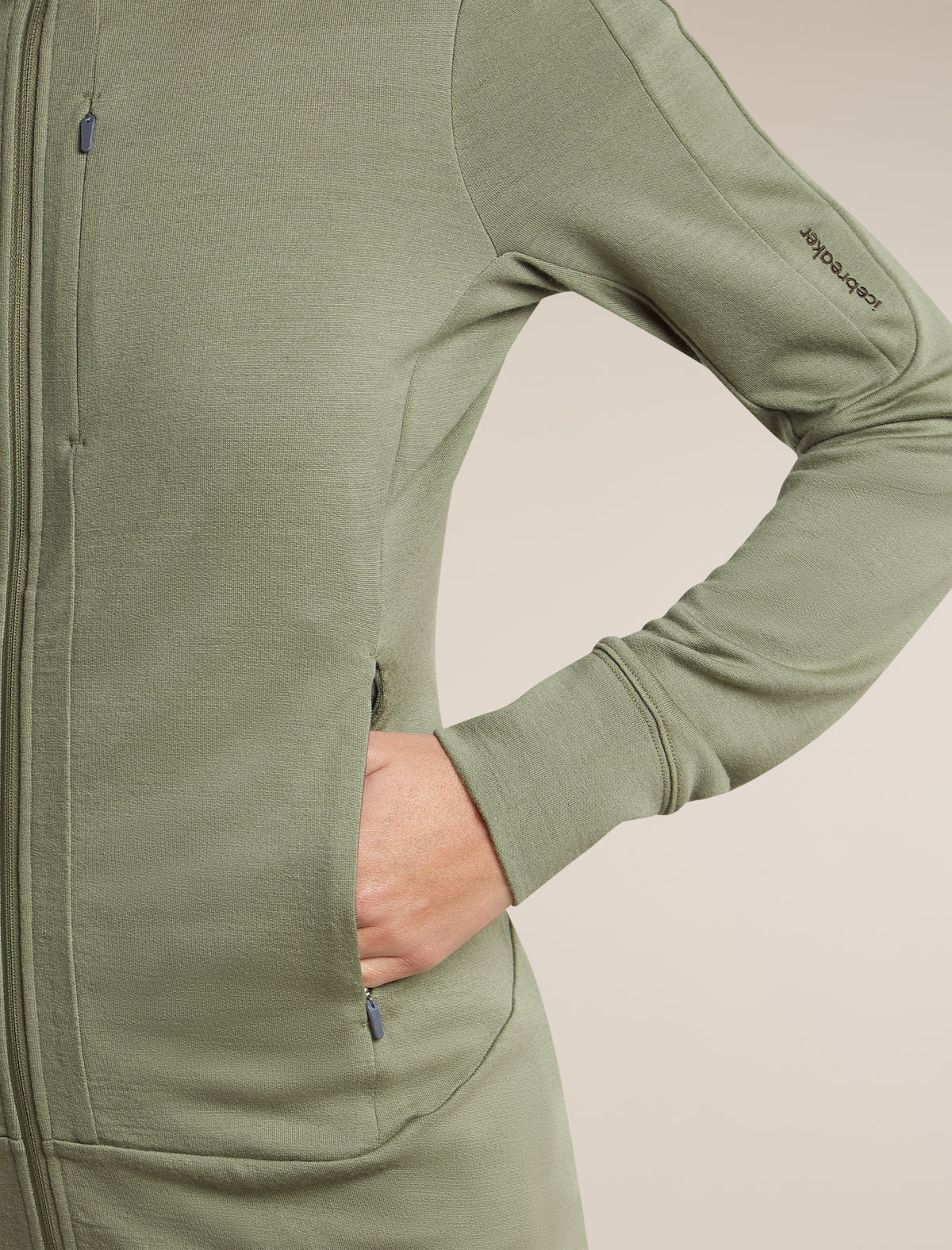 Women’s Merino 260 Quantum Long Sleeve Zip Hoodie Lichen - 9