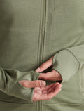 Women’s Merino 260 Quantum Long Sleeve Zip Hoodie Lichen - 7