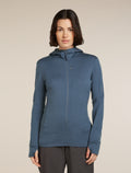 Women’s Merino 260 Quantum Long Sleeve Zip Hoodie Dawn - 1