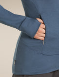 Women’s Merino 260 Quantum Long Sleeve Zip Hoodie Dawn - 8