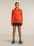 Women’s Merino Blend 200 RealFleece™ Descender Long Sleeve Half Zip Fervid - 3