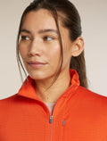 Women’s Merino Blend 200 RealFleece™ Descender Long Sleeve Half Zip Fervid - 6
