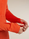 Women’s Merino Blend 200 RealFleece™ Descender Long Sleeve Half Zip Fervid - 8