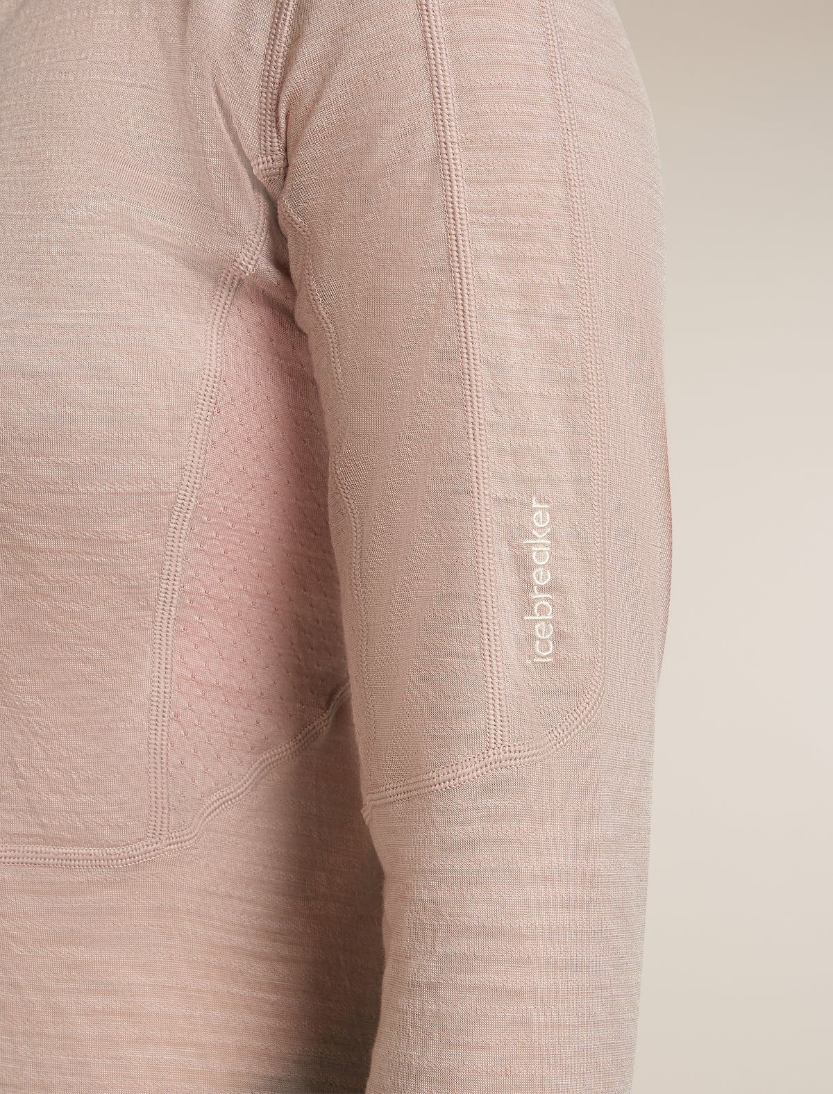 Women’s Merino Blend 200 RealFleece™ Descender Long Sleeve Half Zip Pink quartz - 5