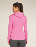 Women’s Merino Blend 200 Realfleece™ Descender Long Sleeve Zip Hoodie Pop - 2