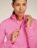 Women’s Merino Blend 200 Realfleece™ Descender Long Sleeve Zip Hoodie Pop - 5