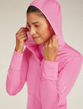 Women’s Merino Blend 200 Realfleece™ Descender Long Sleeve Zip Hoodie Pop - 6