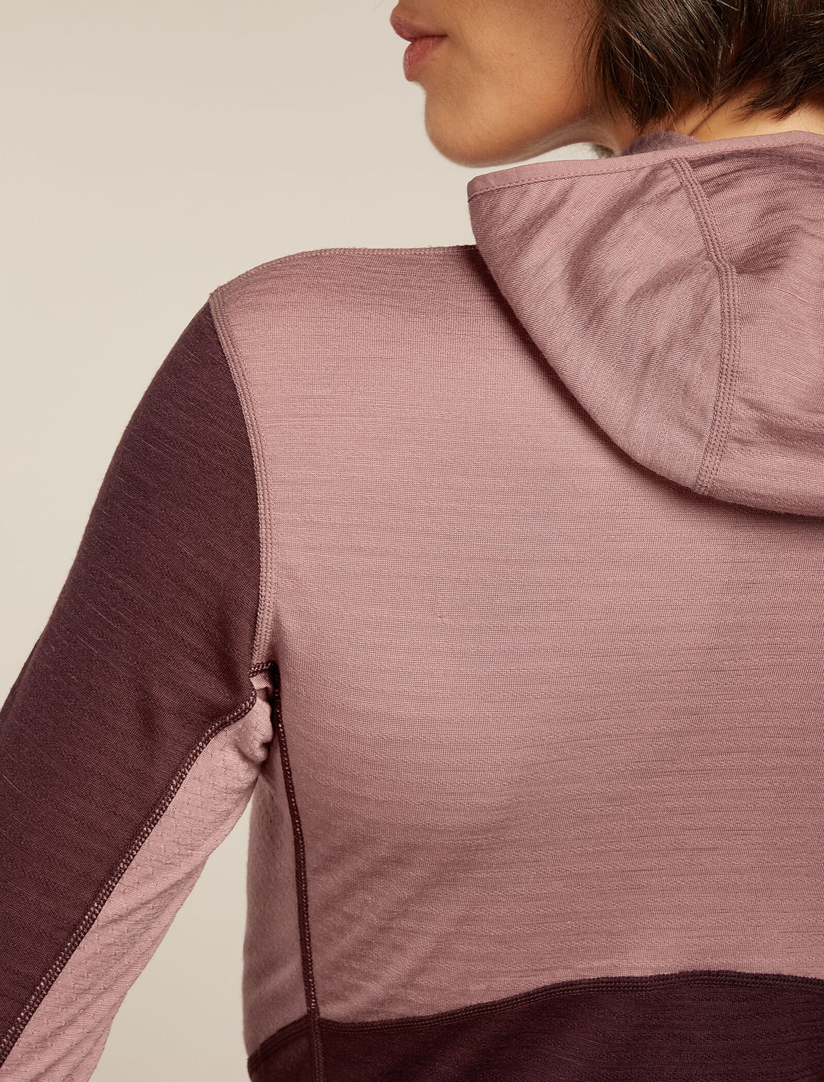 Women’s Merino Blend 200 Realfleece™ Descender Long Sleeve Zip Hoodie Summit/Java - 10
