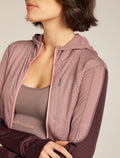 Women’s Merino Blend 200 Realfleece™ Descender Long Sleeve Zip Hoodie Summit/Java - 5