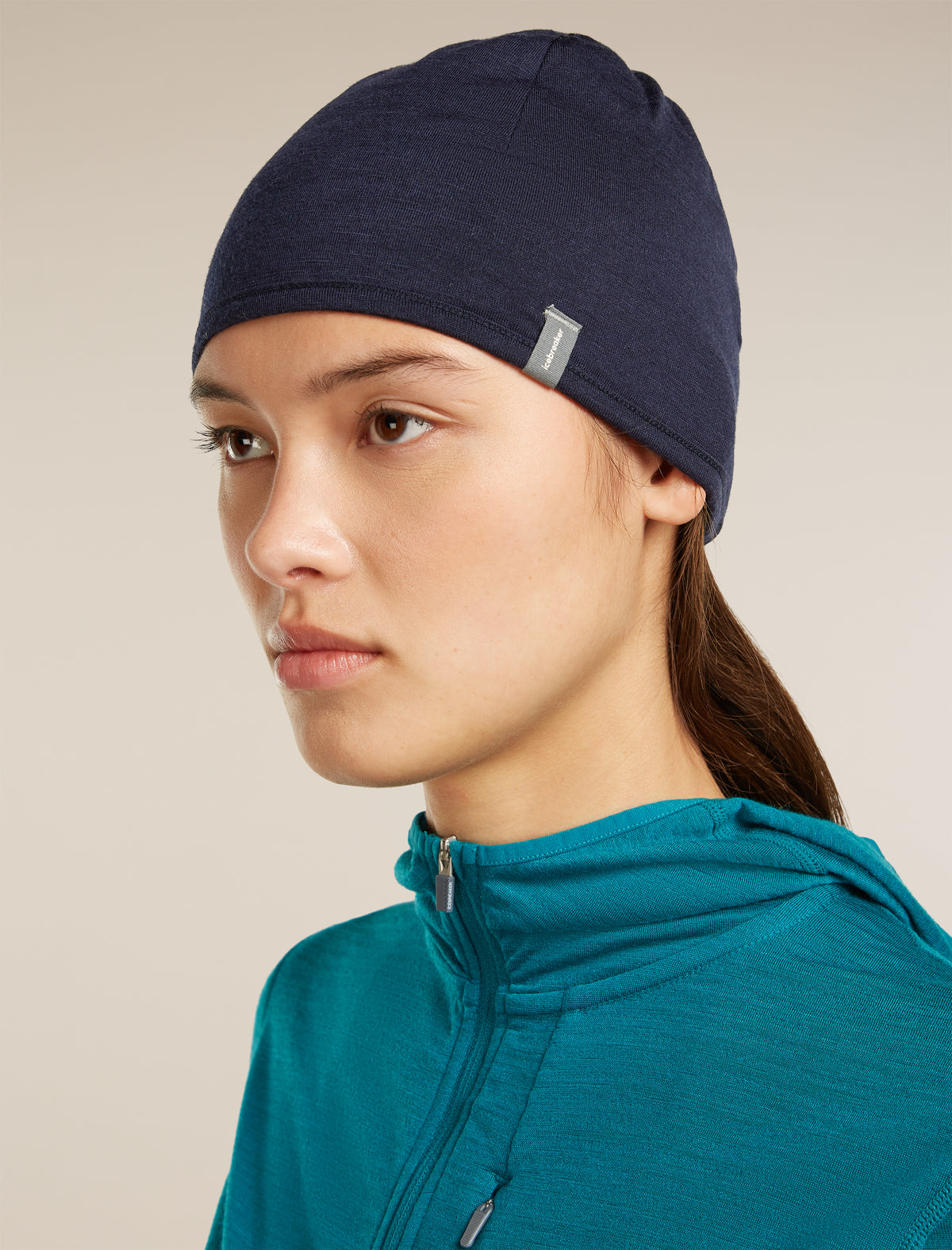 Unisex Merino 200 Oasis Reversible Beanie Dk loden/Midnight Navy - 13
