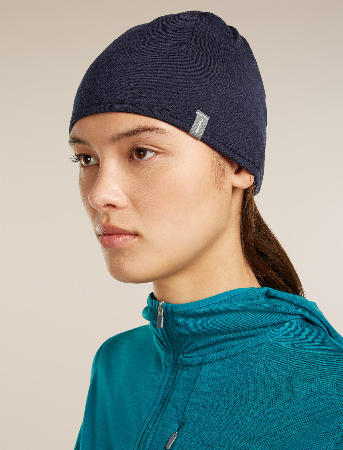Unisex Merino 200 Oasis Reversible Beanie Dk loden/Midnight Navy - 2