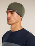 Unisex Merino 200 Oasis Reversible Beanie Dk loden/Midnight Navy - 8