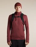 Unisex Merino 200 Oasis Reversible Beanie Agate/Port - 7