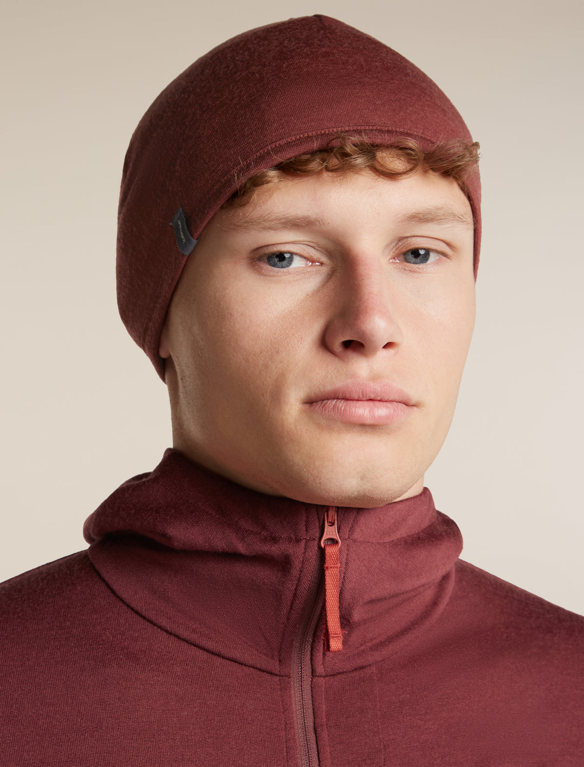 Unisex Merino 200 Oasis Reversible Beanie Agate/Port - 9