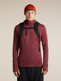 Unisex Merino 200 Oasis Reversible Beanie Agate/Port - 5
