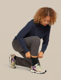 Women’s Merino Lifestyle Light Crew Socks Black - 3