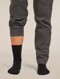 Women’s Merino Lifestyle Light Crew Socks Black - 4