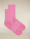 Women’s Merino Lifestyle Light Crew Socks Pop/snow - 3