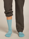Women’s Merino Lifestyle Light Crew Socks Hydro/Acid Pink - 3
