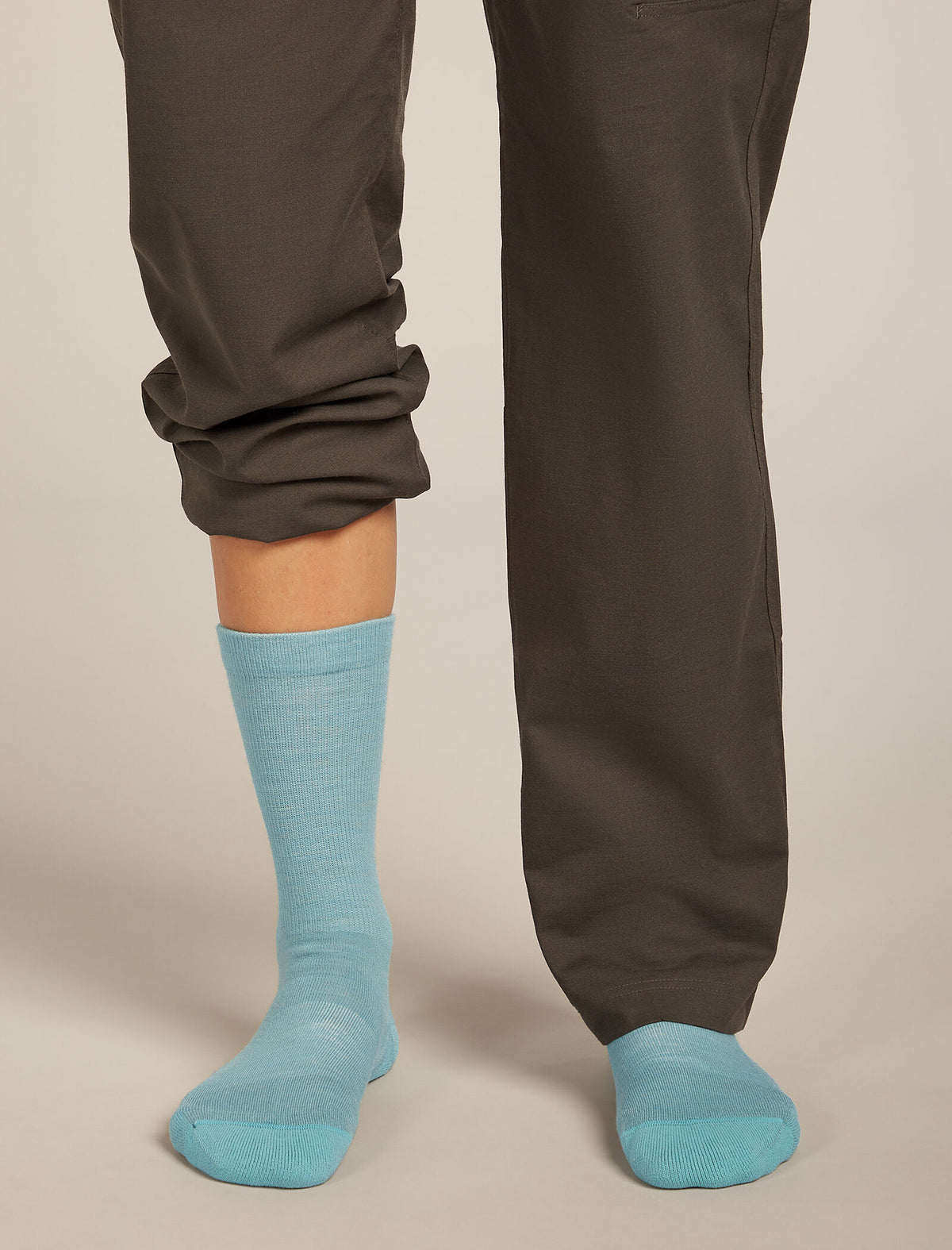 Women’s Merino Lifestyle Light Crew Socks Hydro/Acid Pink - 3