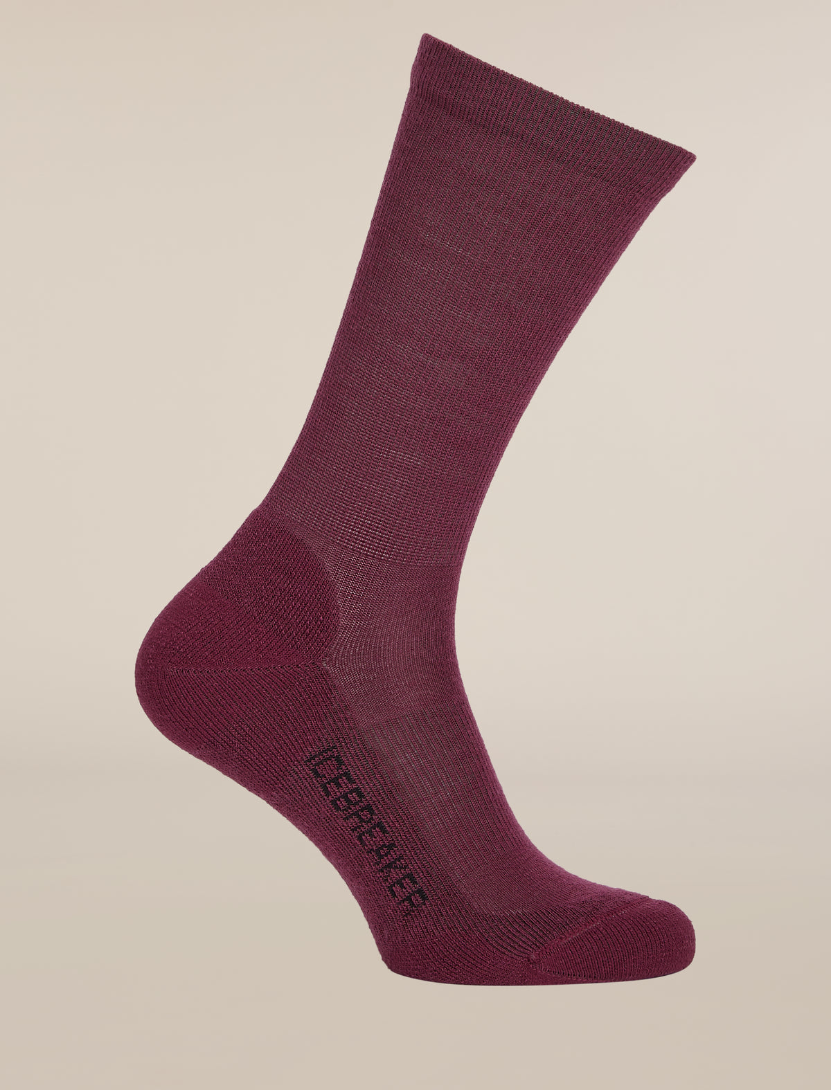 Women's Merino Lifestyle Light Crew Socks Dark Berry - 3