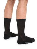 Men’s Merino Lifestyle Light Crew Socks Black - 2