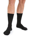 Men’s Merino Lifestyle Light Crew Socks Black - 3