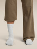 Men's Merino Lifestyle Light Crew Socks Blizzard Heather - 2