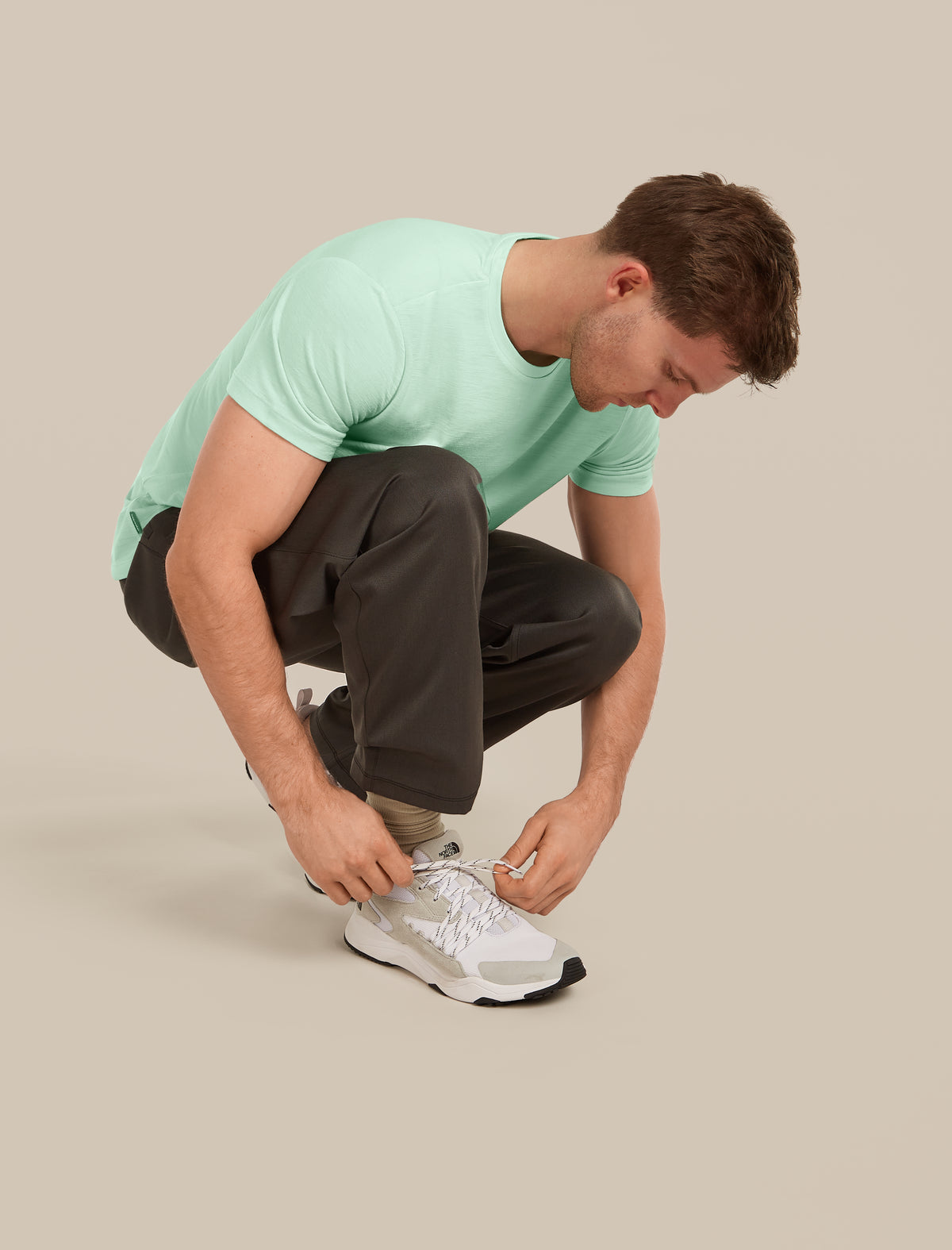 Men’s Merino Lifestyle_Light Crew Flagstone - 4