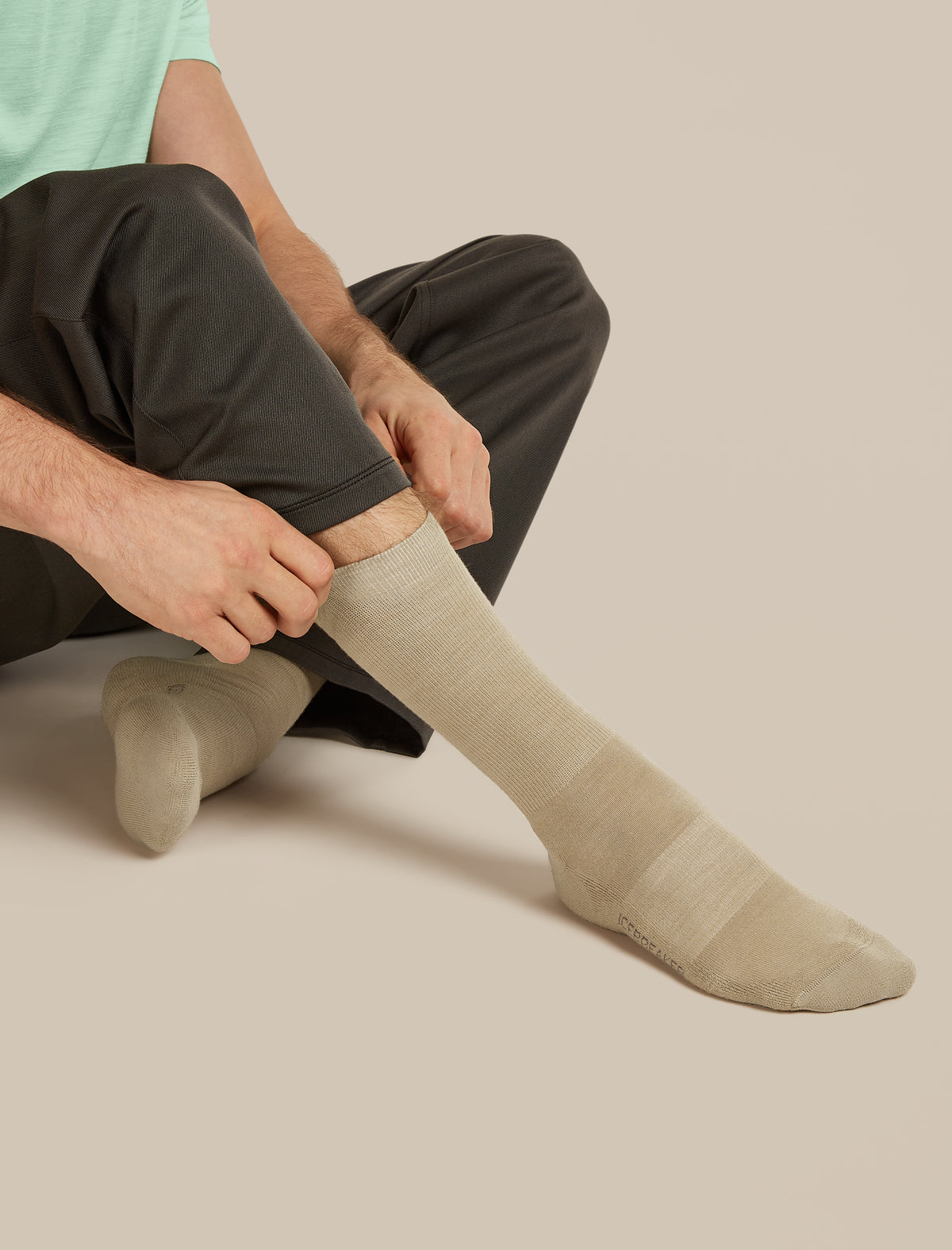 Men’s Merino Lifestyle_Light Crew Flagstone - 5
