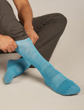 Men’s Merino Lifestyle Light Crew Socks Topaz/Hydro - 2