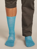 Men’s Merino Lifestyle Light Crew Socks Topaz/Hydro - 3