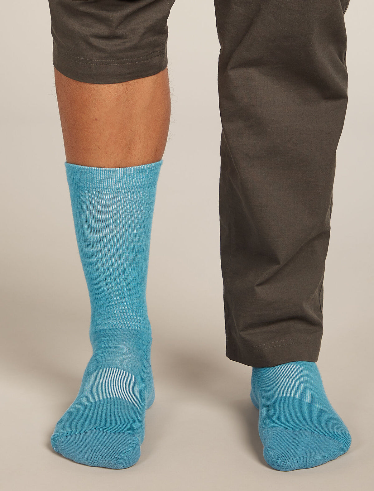 Men’s Merino Lifestyle Light Crew Socks Topaz/Hydro - 3